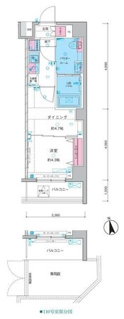 ガリシア中野新井薬師の物件間取画像